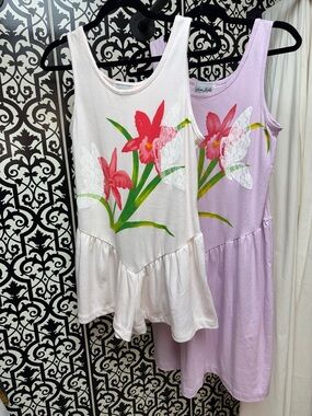 vintage Sleeveless Floral Print Ruffle Purple Dress ,Light Pink is a Romper!